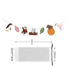 1set(2pcs)- HAPPY BIRTHDAY Birthday Banner - Multi-color - View 10