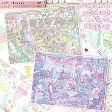 New Large Upgraded 3D Scene Stickers, Miniature House Landscape Stickers, Adult Planner Stickers, DIY Handmade Stickers, Suitable For Halloween, Easter, Christmas - Multicolor - View 3