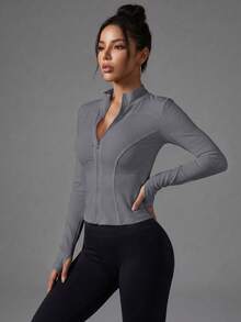 Women Tops - Grey - View 5