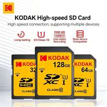 Kodak CD310 SD記憶卡 32G/64G/128G U1 A1 高速卡 全高清影片錄製 數位相機記憶卡 Class10 UHS-I 穩定耐用 - 查看 1
