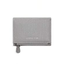 Minimalist Solid Color Embossed Classic Star Bifold Wallet, Multiple Card Slots Zipper Coin Pocket, Halloween Christmas Gift - Multicolor - View 14