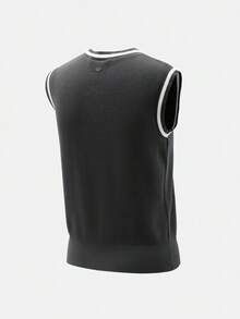 Puma Women's - DUSKY ROSE KNIT TOP - Grey Knit Tank Top 63985334 - Black and White - View 2