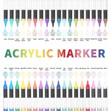 Flysea New Colorful Series 16/24/36pcs/Box Vibrant Macaron Dopamine Professional Acrylic Markers, New Free Ink System, Multiple Color Combinations Available, Newly Launched, Better Quality, Smoother Writing Experience, Designed For Professional Artists - Sets - View 4