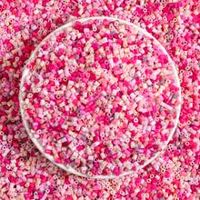 1000pcs+ Pink Series 2.6mm Fuse Beads Refill, Individually Packaged, DIY Pendant Keychain, Jewelry Making Craft Supplies, Graduation Season Back To School, Christmas, Party Birthday Gift, Multi-Color 2.6mm Fuse Beads Bulk Refill Kit - 2.6mm Puzzle Beads - View 10