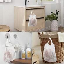 Zippered Mesh Laundry Bag With Handle, Anti-Tangle Delicate Lingerie & Bra Wash Bag, Machine Washable Garment Protection Bag, Home & Travel Storage Organizer Bag, Suitable For Cosmetics, Underwear, Small Items - Multicolor - View 2