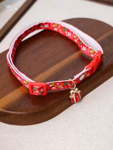 PETCIRCLE 1pc Pet Accessory Dog Cat Small Dog Puppy Happy Puppy Teddy Bichon Pomeranian Cute Casual Fashion Accessory Christmas Gift Box Collar - Multicolor - View 10