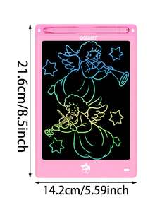 8.5 Inch LCD Electronic Drawing Tablet - Colorful Erasable Portable With Stylus Pen | School, Office, Home Use, Christmas Gift - Multicolor - View 30