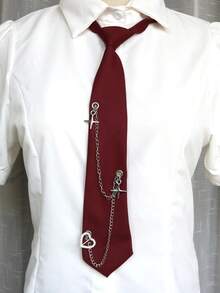 1pc Women's Tie, Suitable For Shirts, Casual, Street, College Style, Daily, Party - Multicolor - View 6