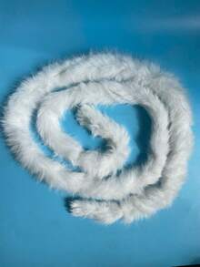1pc Jazz Dance Furry Waist Belt, Faux Fur Tail Waist Chain, Versatile Accessory Suitable For Festivals, Parties, Stage Performances - Multicolor - View 10