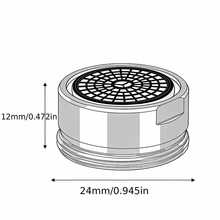 Silver Plastic Water-Saving Faucet Aerator, M24 Thread Bathroom Faucet Aerator, Replaceable Filter Mixed Nozzle, Suitable For Kitchen Sink - Aerator - View 4