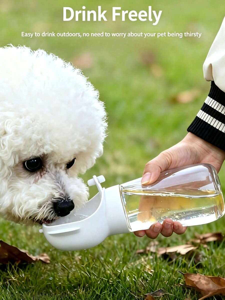 Pet Multi-Function Outdoor Portable Water Bottle, Essential For Dog Walking, Transparent Visible Leak-Proof Travel Water Cup For Outings - Large Capacity - View 1