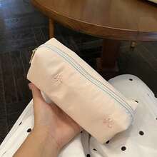 1pc Fashion Pencil Case, Ins Style Japanese High-End School Bag, Excellent Appearance, Portable Design, Compact But Large Capacity School Stationery Storage Bag, Back To School Gift, Back To School Season - Single Piece - View 18