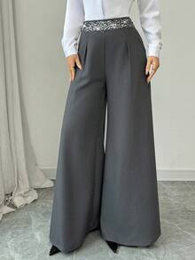 Women Pants - Grey - View 3