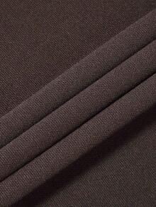 Puma Women's Embroidered Drawstring Waist Layered Waistband Sports Skirt - Chocolate Brown - View 7