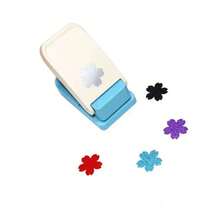 1pc Christmas Creative Handmade Paper Puncher, DIY Greeting Card Making With Christmas Elements, Christmas Tree, Snowflake And Other Cute Shapes, Multiple Styles Available - Christmas Embosser - View 6