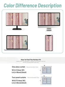 1pc/2pcs Gold Foil Blackout Curtains/Marble Gold Foil Curtains/Top Grommet Design/Blackout Lining/100% Blackout Privacy Curtains/Light Blocking Room Darkening Curtains/Living Room Bedroom Study Window Curtains - Pink - View 12