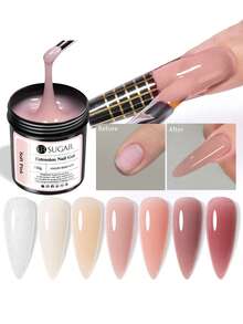 UR SUGAR 150G Canned Nail Extension Gel, Dual Effect Of Extension And Reinforcement, Prevents Lifting And Breaking, Easy To Shape, Non-Drip Formula, UV LED Light Curing - Multicolor - View 8