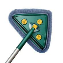 1pc Large Triangle Multi-Function Wall Cleaning Mop, Dust Mop, Telescopic Dust Mop, Back To School Essential, Floor Tile Glass Car Window Cleaning Mop, Telescopic Dry & Wet Dual-Use Ceiling Mop, High-Quality Dust Mop, Efficient Ceiling Dusting Brush - Cleaning Duster - View 10