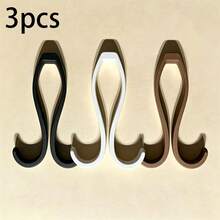 3/1pc Double-Sided Shower Door Hook, Bathroom Storage Rack, Suitable For Towels, Bath Balls, Underwear, Bath Brushes - Multicolor - View 13