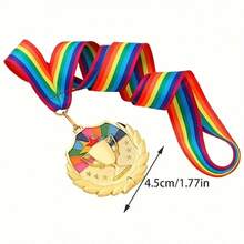 1pc Premium Zinc Alloy Medal - Suitable For Sports And Outdoor Activities, Competitions, Celebrations, Festivals, Team Sports, Outdoor Sports, Various Competition Awards, Sports Gifts - Multicolor - View 11