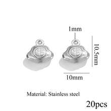 20-Piece Set Of 304 Stainless Steel 18K Gold-Plated Fashionable Star, Moon, And Geometric Pendants For DIY Necklace, Bracelet, And Jewelry Making - 1 Pendant - View 16