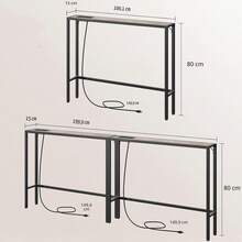 Sofa & Console Tables - Black - View 6