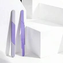 Double-Ended Portable With Dust Cover, Reusable Eyebrow Trimming Tool, Stainless Steel Micro-Precision Hair Removal Scraper, Suitable For Eyebrow Trimming, Hand And Foot Hair Removal, Anti-Scratch Protective Mesh Hair Removal Scraper - Multicolor - View 15