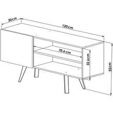 Television Stands & Entertainment Centers - Navy Blue - View 1