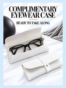 Glasses (With Storage Bag), Lightweight And Comfortable, No Pressure On The Nose Bridge For Long-Term Wear, Suitable For All Face Shapes, Skin Tones And Outfits, Unisex, Great Gift Choice For Holidays - Glasses - View 10