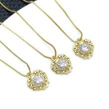 2pcs 18K Gold Plated Vintage Hollow Heart Charm Micro Pave CZ Rhinestone Heart Pendant For DIY Bracelet Necklace Jewelry Making Craft Accessories - Multicolor - View 3