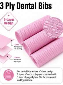 Disposable Pink/Blue Nail Table Mat, Three-Layer Waterproof Foldable Cleaning Pad, Tablecloth, Nail Napkin, Multi-Functional Beauty Tattoo Dental Cleaning Cloth, Waterproof Tablecloth, Nail Tools - Multicolor - View 8