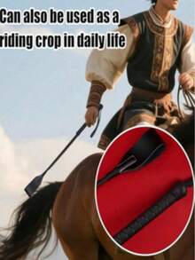 1pc Equestrian Training Whip, Horse Riding Whip With Non-Slip Handle, Lightweight And Durable Horse Riding Equipment, Suitable For Equestrian Training, Horse Riding Sports And Daily Horse Training - Multicolor - View 4