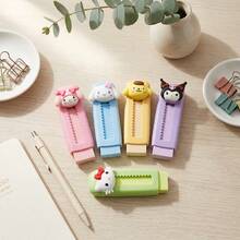 Hasbro Penghapus Geser Tarik Bertema Sanrio, Penghapus Dorong-Tarik Berbagai Karakter Kartun, Alat Tulis Kompak dan Menarik untuk Menggambar, Scrapbooking, Menulis Jurnal & Proyek Kerajinan Seni DIY - A - View 1