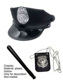 Multi-Piece Set Non-Metal Prop Sticks Theme Party Costume Dress-Up Party Role Play Cosplay Dress-Up Hat Halloween Solid Color Hat Cosplay Badge Party Decoration Event Accessory Combination Cosplay Props Valentine's Day Personalized Dress-Up Sexy Dress-Up Event Accessory Combination Suitable For Daily Wear Theme Party - Multicolor - View 8