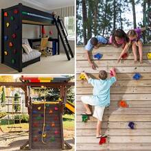 10 Climbing Stones Bolt On Climbing Frame Wall Holds Rocks Grips With Screw - VJO0054-2 - View 9