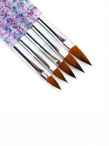 64Pcs Nail Art Carving Tool Set, Nail Painting Bricks And Modeling Tools For 3D Nail Flower Design - Multicolor - View 5