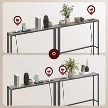 Sofa & Console Tables - Black - View 7
