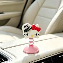 Hasbro 1PC Sanrio Hello Kitty Car Dashboard Bobblehead, Cute Suction Cup Spring Doll, Dual-Use Car And Desktop Decor Gift, Non-Slip Car Accessory Suitable For Men And Women, Fun Gift For Friends And Yourself - One Size - View 8