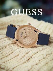 Guess Unisex Rose Gold Dial Quartz Wristwatch, Casual Fashion Watch, Personalized Versatile Daily Wear Watch - Rose Gold - View 9