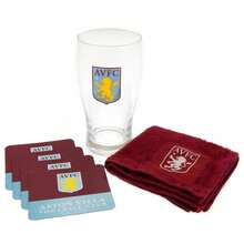 Aston Villa FC Wordmark Bar Set - Claret Red/Blue - View 1