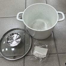 Family Size Cooking Pot 4L 6.2L 10L 14L With Lid For Soup Pasta Stew Kitchen Use, Random Color - View 10