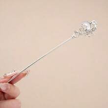 1/3pcs Women's Moonstone Star Hair Stick, Modern Minimalist Chinese Style Moon Hair Pin, Premium Feel Updo Hair Stick, Unique Head Accessory Suitable For Daily Wear - Multicolor - View 7