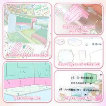 New Large Upgraded 3D Scene Stickers, Miniature House Landscape Stickers, Adult Planner Stickers, DIY Handmade Stickers, Suitable For Halloween, Easter, Christmas - Multicolor - View 4