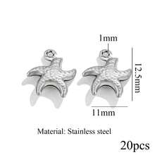 20-Piece Set Of 304 Stainless Steel 18K Gold-Plated Fashionable Star, Moon, And Geometric Pendants For DIY Necklace, Bracelet, And Jewelry Making - 1 Pendant - View 8