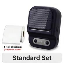 Mini impresora térmica de etiquetas, compatible con anchos de 12-57 mm, papel autoadhesivo, impresora portátil sin tinta, Bluetooth, creador de etiquetas y pegatinas - Multicolor - Ver 12