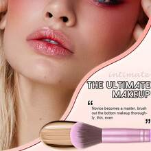 25pcs And 1pc Gift Makeup Brushes Set, Soft Dense Cosmetic Brushes For Foundation Powder Blush Eyeshadow Concealer Contour Highlight, Complete Face & Eye Makeup Brush Kit, Handles For Makeup Beginners And Daily & Party Makeup Application - Purple - View 3