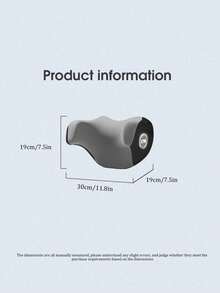1pc Universal Car Headrest Neck Pillow, Comfortable Business Style Memory Foam Pillow, All-Season Use - A - View 9