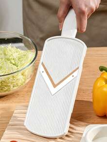 Lightweight Long Handle Portable Multi-Function Vegetable Slicer, Suitable For Cabbage, Lettuce, Purple Cabbage, Washable Food Shredder, Apartment Home Kitchen Decor Essential Accessory, Kitchen Gadget Cookware Home Supplies - Multicolor - View 5