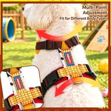 1 PC Y-Shape Dog Harness, Soft Padded No Pull Puppy Harness With Adjustable Quick Release Buckle, Breathable Lightweight Pet Vest Harness, Cute Plaid Escape-Proof Metal D Ring For Small Medium Dogs, Outdoor Walking Daily Use, Multiple Color Options - Multicolor - View 6