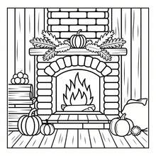 1 Adult Coloring Book 24 Pages Autumn Atmosphere Adult Coloring Book, Relaxing Harvest Pumpkin And Forest Animal Coloring Activity Book, Suitable As Holiday Gift For Autumn Art Lovers - Multiple Styles - View 9